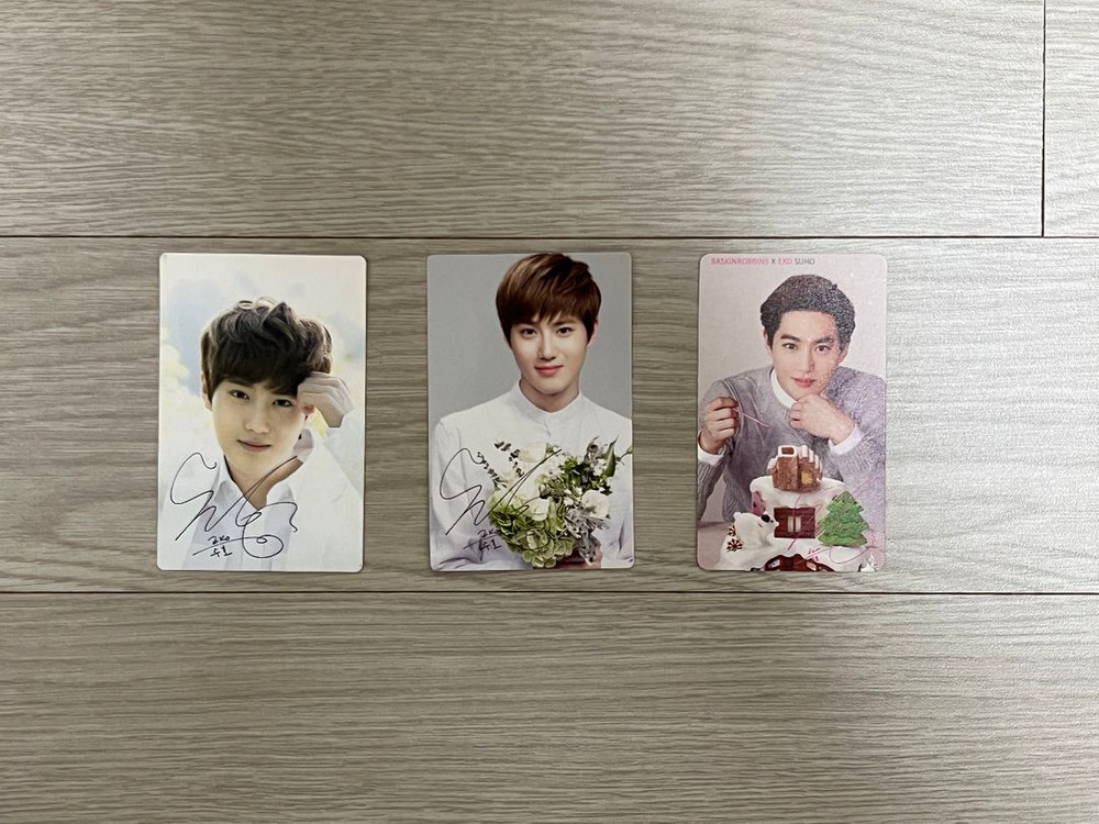 엑소 포카 (백현 디오 도경수 수호 카이 세훈 시우민) 이미지