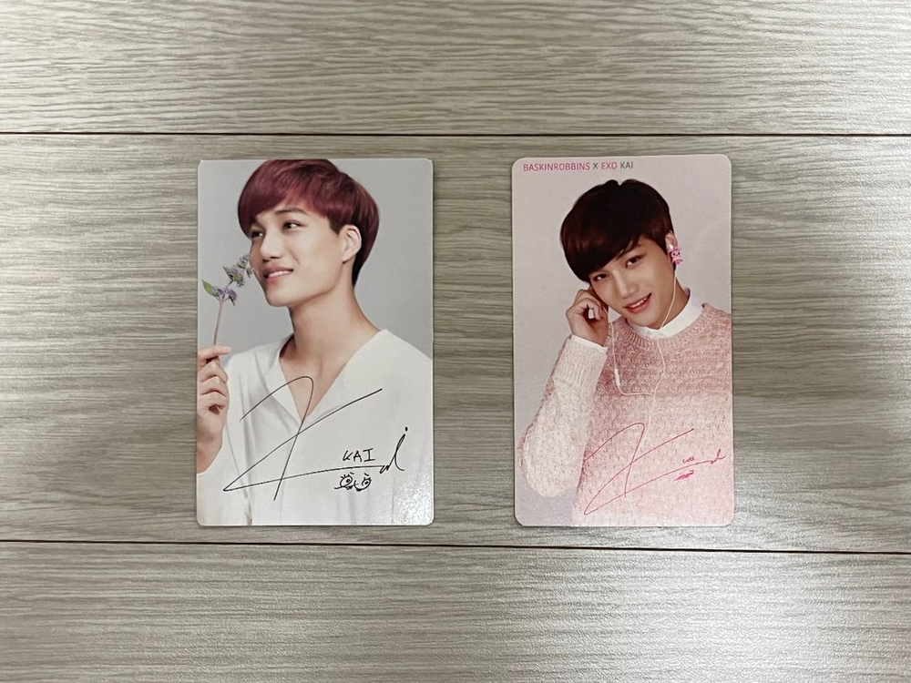 엑소 포카 (백현 디오 도경수 수호 카이 세훈 시우민) 이미지