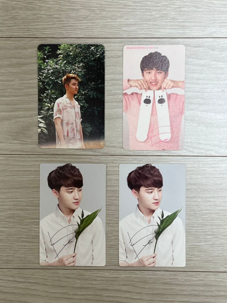 엑소 포카 (백현 디오 도경수 수호 카이 세훈 시우민) 이미지