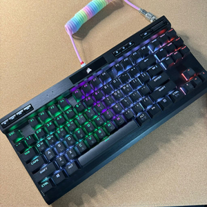 커세어 K70 RGB 체리 MX 저소음 적축 키보드