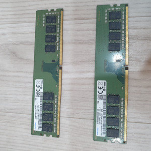 삼성램 시금치램 ddr4 8gb x2 ram