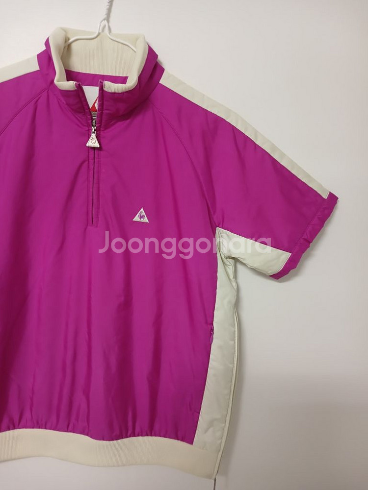 여성 르꼬끄스포르티브 골프 바람막이(오버핏90-95)--3