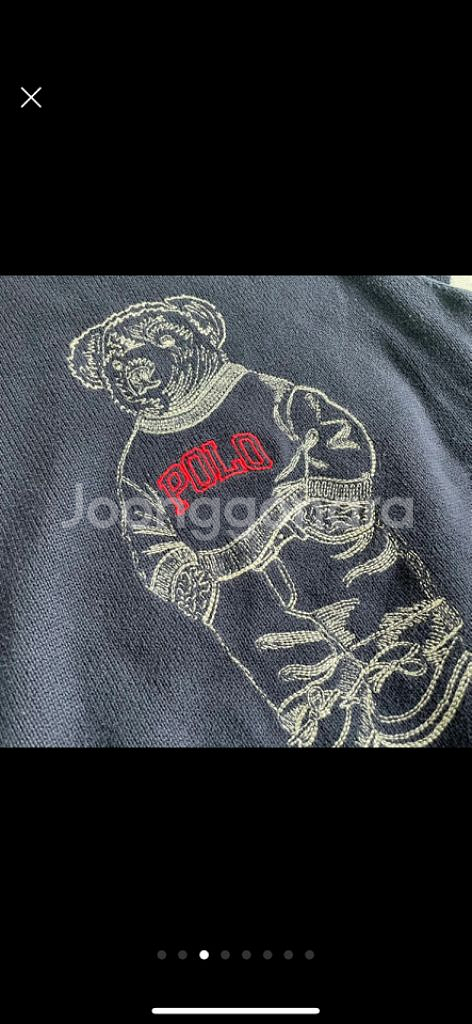 폴로 아동 테디베어 면 스웨터 m(10-12세)--5