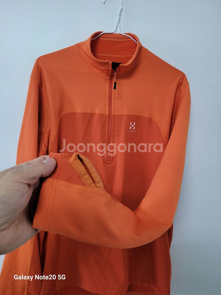 남성 하그로프스 기모 겨울 등산티셔츠(새상품급.스판10--3