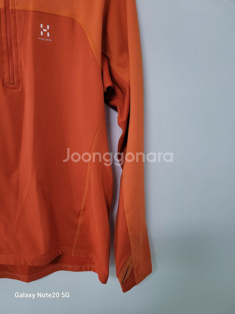 남성 하그로프스 기모 겨울 등산티셔츠(새상품급.스판10--2