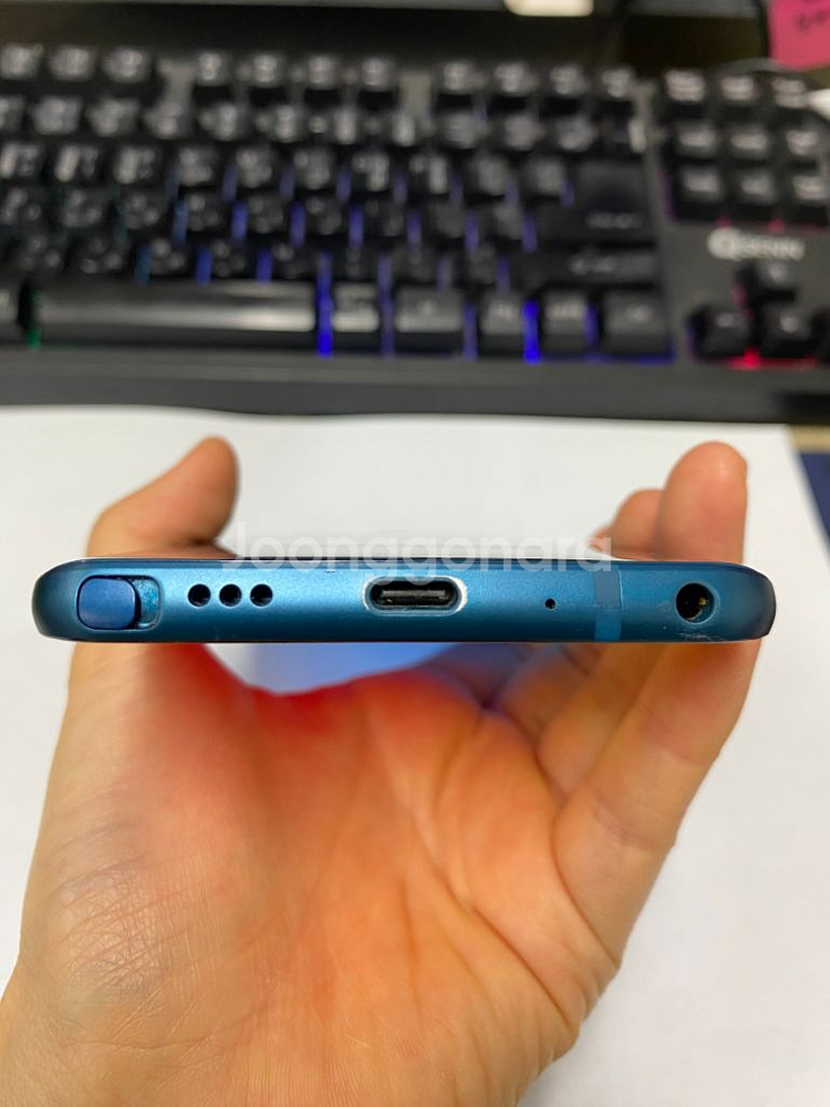 LG Q8 2018 블루 AA급 64GB 무잔상--6