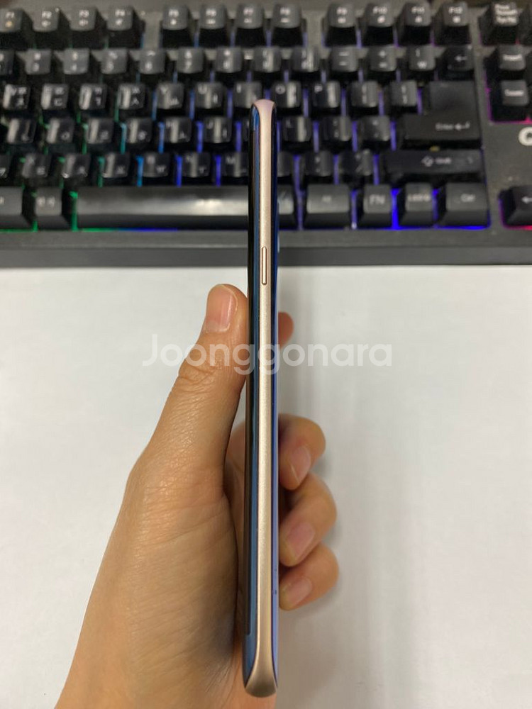 갤럭시S7엣지 블루 외관깨끗 32G 서브용추천--6