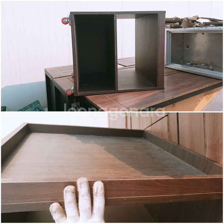 직거래) 책상, 이동형 진열장, 엘카--9