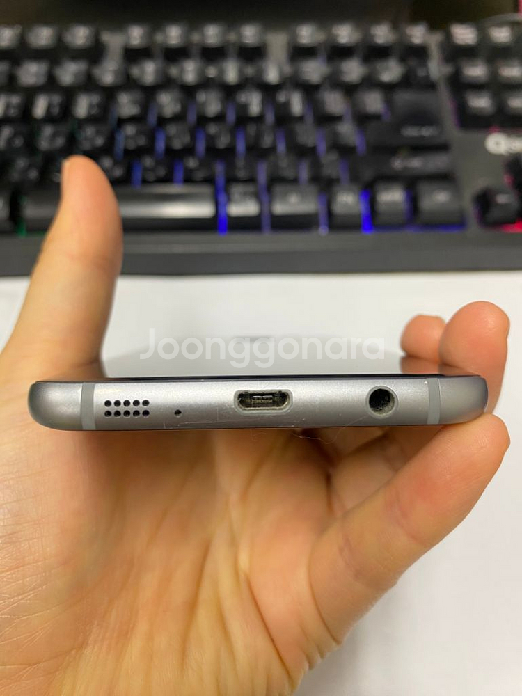 SK 갤럭시S7엣지 블랙AA급 32GB 무잔상--6