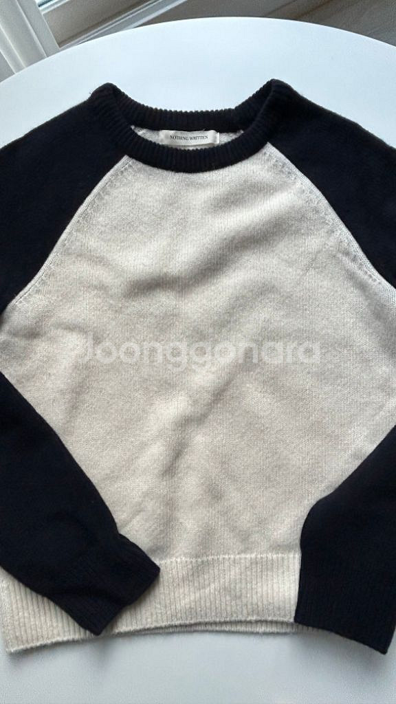 낫띵리튼 Poi raglan wool sweater--2