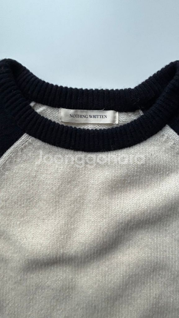 낫띵리튼 Poi raglan wool sweater--3