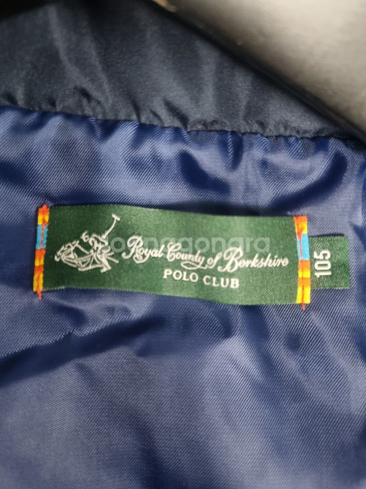 폴로클럽 패딩조끼 호칭105(XL)--3