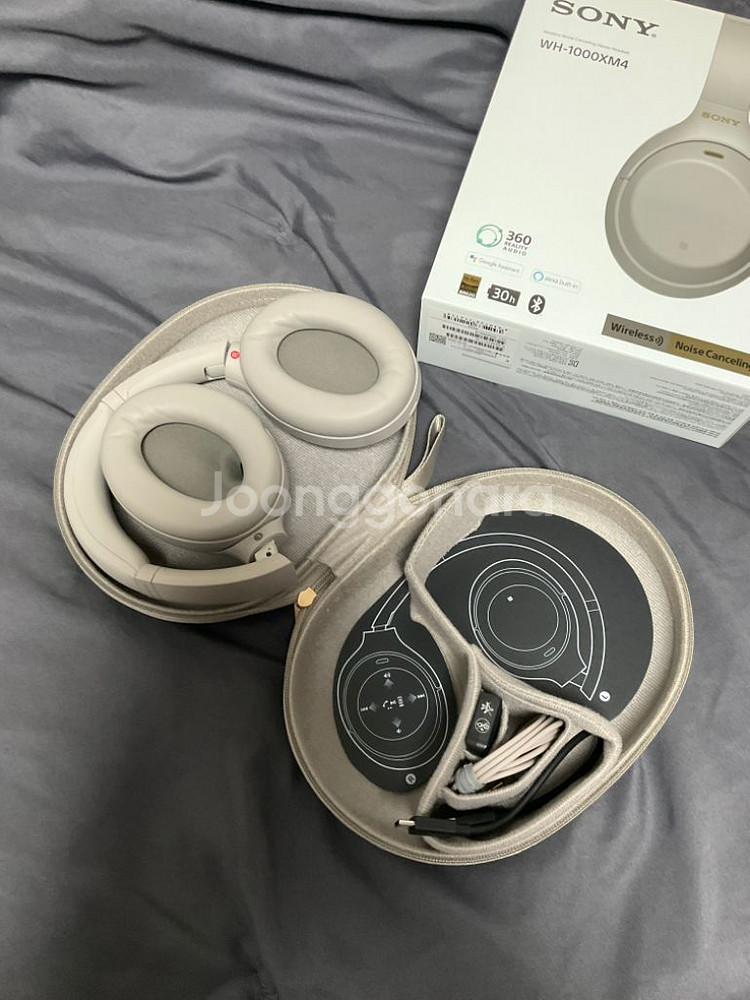 소니 wh 1000xm4 실버--2