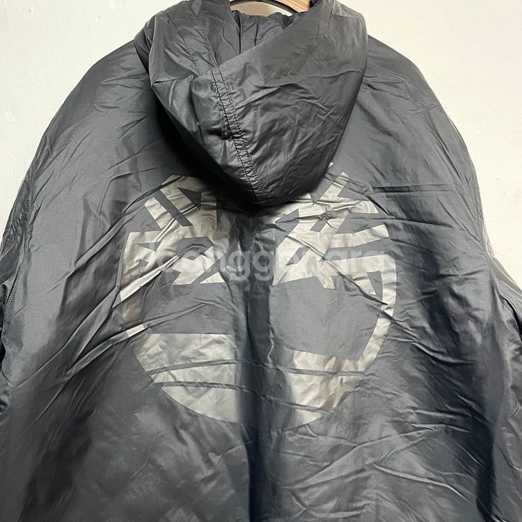 팀버랜드 블랙 경량 롱 패딩 자켓--3