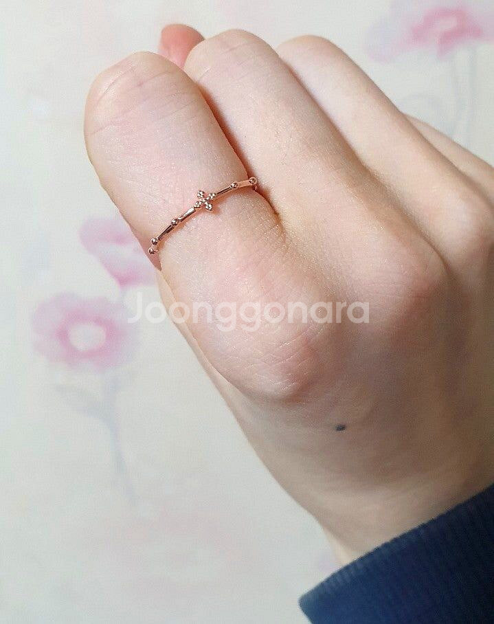 (새제품)14k 세실리아 묵주반지--4