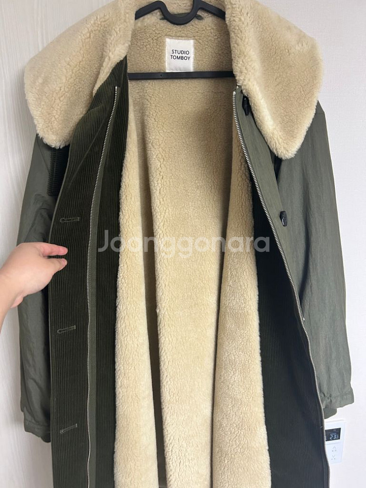 스튜디오톰보이 털 야상--1