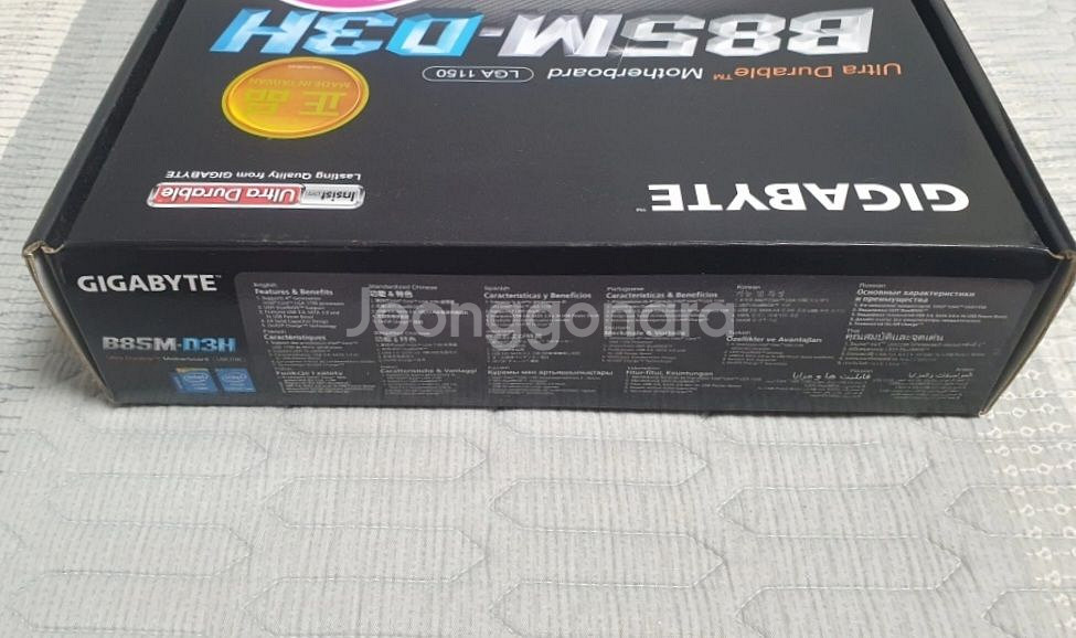 기가바이트 메인보드 B85M-D3H 국내 정식발매품--2