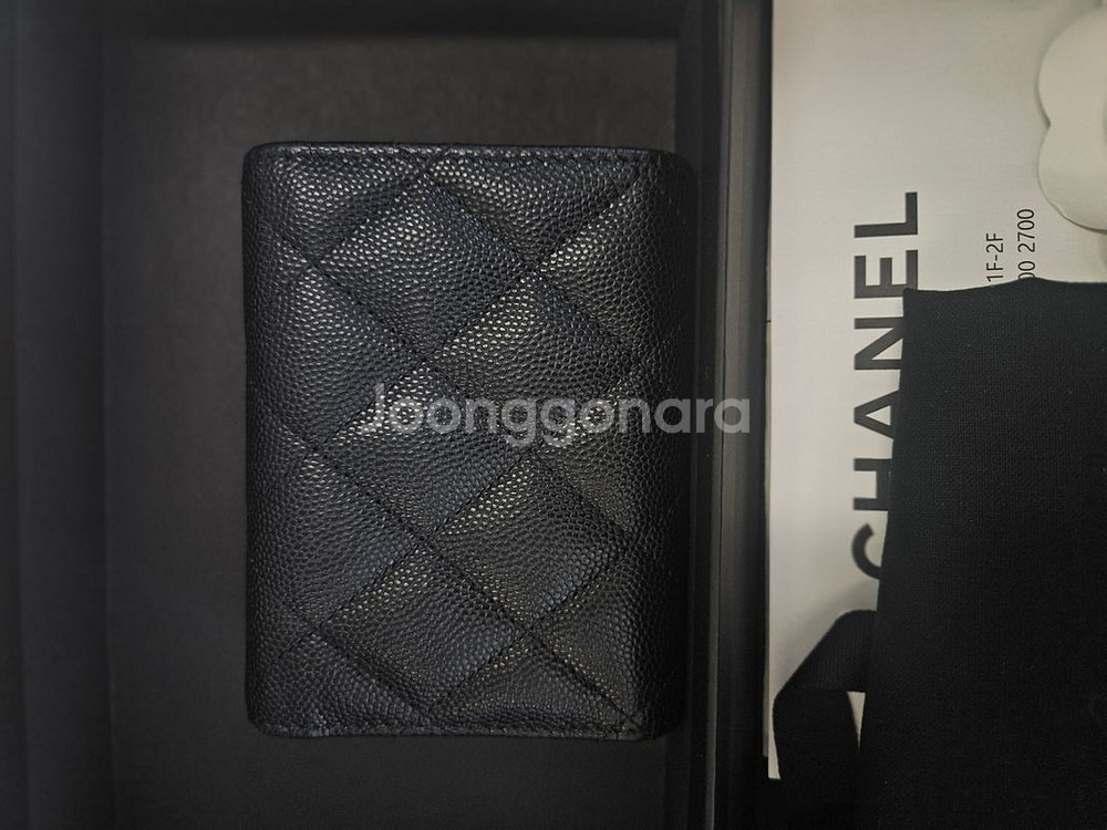 샤넬 카드지갑 3단--3