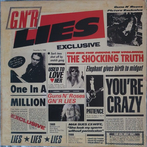 GUNS N ROSES - G N R LIES(직배발매