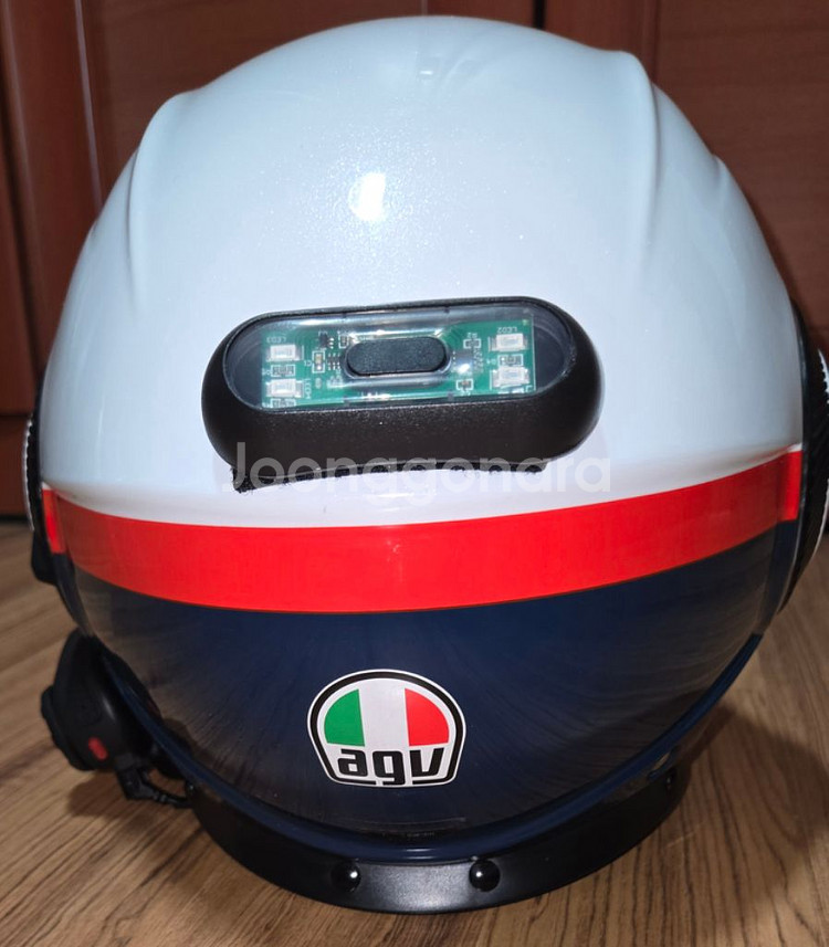 agv 오픈헬멧과 세나 5S--1
