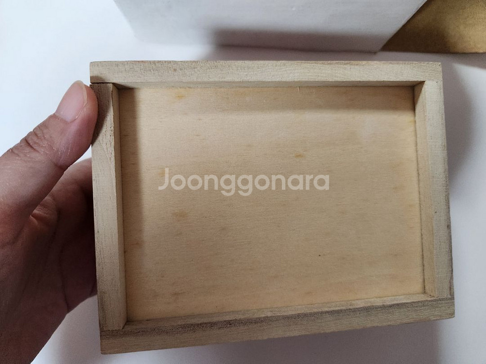 헬로키티 고전 빈티지 키티 나무 티슈박스 2001년--3