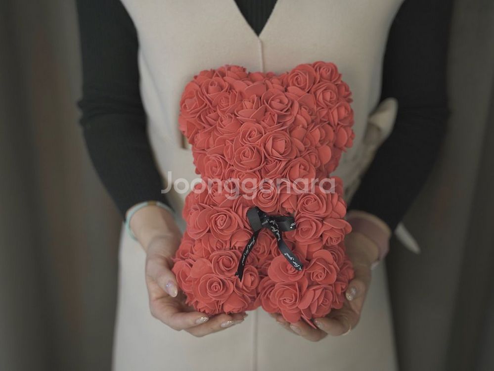 로즈 베어 장미 곰돌이 어린이날 생일 꽃 프로포즈 선물--3