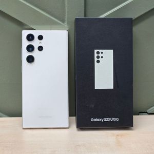 갤럭시 S23 울트라 512 크림 화이트 풀박스 + 증