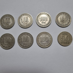 구100원 50원 1982 2주 포함