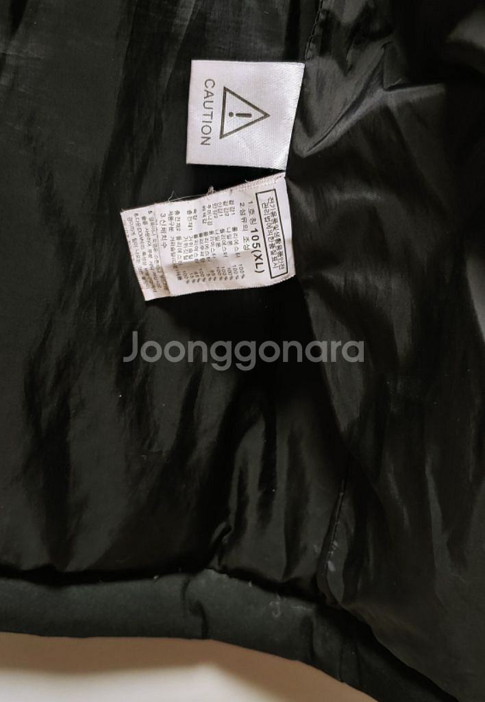 [XL] 노스페이스 패딩조끼 블랙331--6