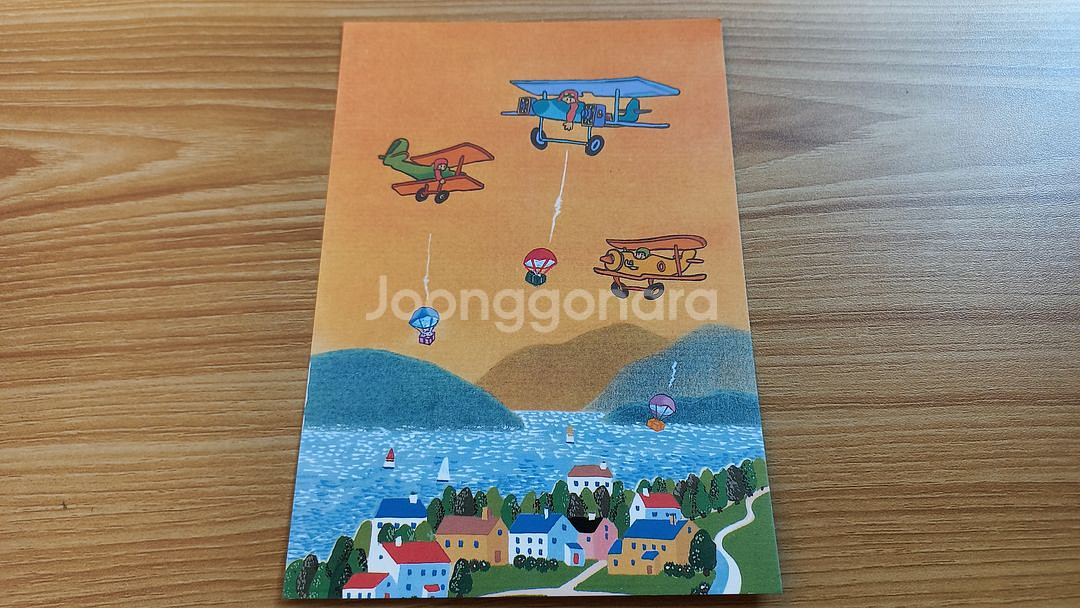 90년대 엽서 고전문구 빈티지 옛날 그림--4
