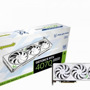 만리 RTX4070 SUPER 북극여우 화이트 3팬