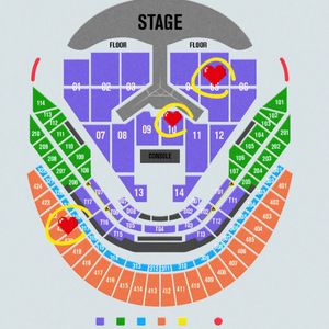 임영웅 VIP 플로어 5구역, 10구역, 가족석 2연석