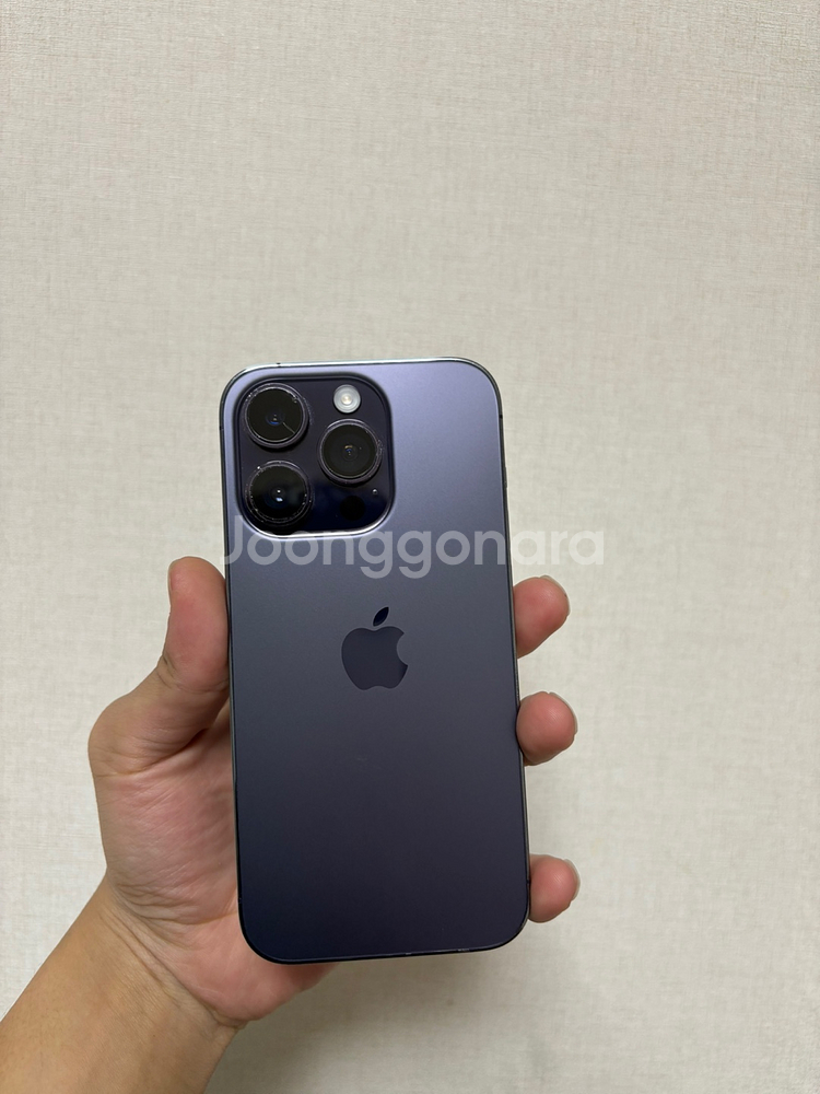 아이폰 14 PRO 딥퍼플 128GB 급처--1