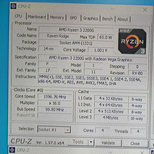 라이젠 2200g cpu 택포 2만