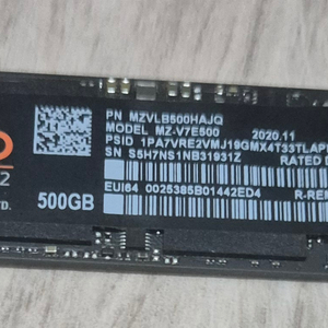 삼성전자 ssd 970 evo nvme m.2 500g