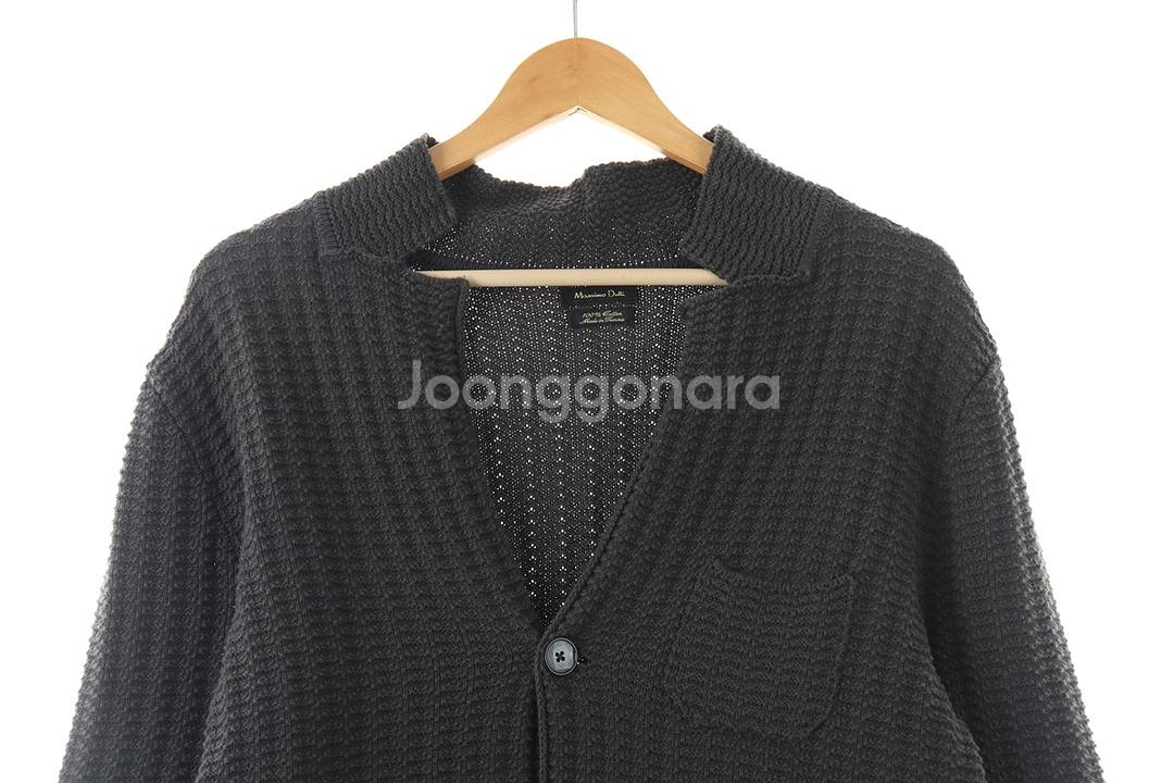 (XL) 브랜드빈티지 니트집업 마시모두띠 그레이--2