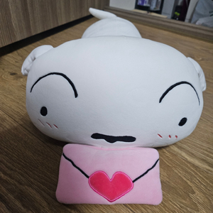 흰둥이 러브레터 50cm 쿠션