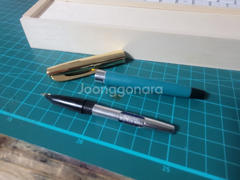50년대 일본 만년필(Myaor사) - F 촉, 고무컨--1