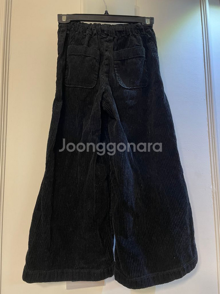 코듀로이 와이드바지 2개,미디 스커트 2개--6