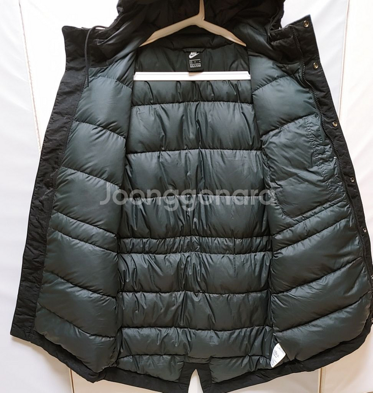 [XL] 나이키 야상 하프 패딩점퍼 블랙1170--1