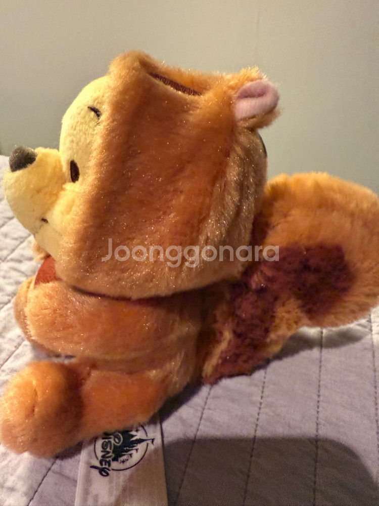 디즈니랜드 곰돌이 푸우 위니 다람쥐 코스프레 인형--1
