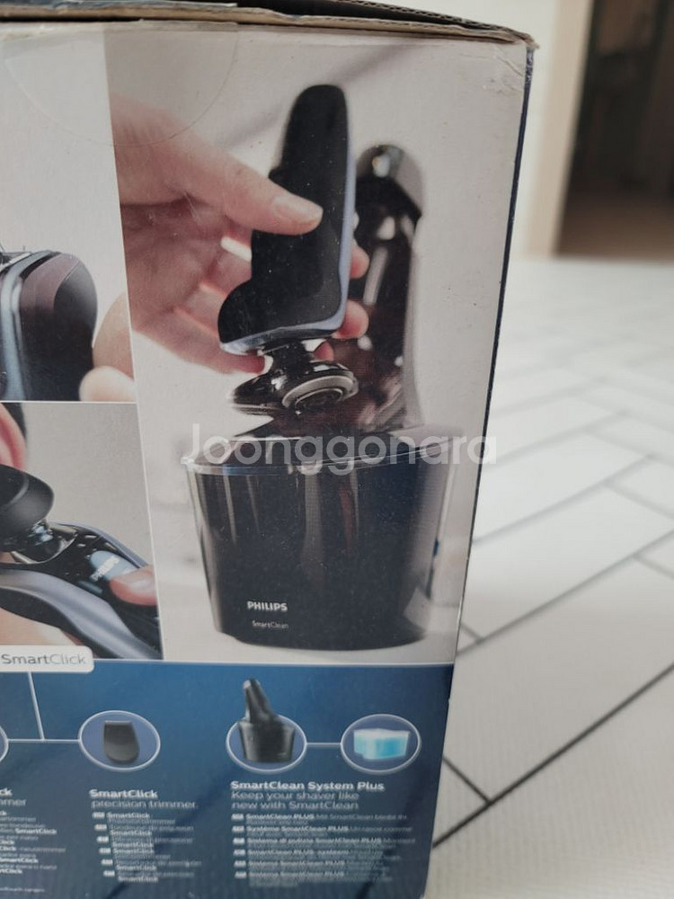 필립스 자동세척기 스마트 클린플러스+면도기세척카트리지--2