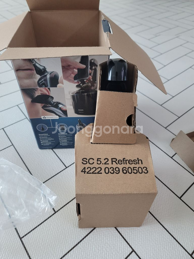 필립스 자동세척기 스마트 클린플러스+면도기세척카트리지--1