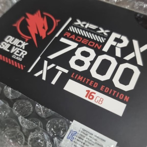 (미개봉)XFX 7800xt 마그네틱 에어 블랙 새제품