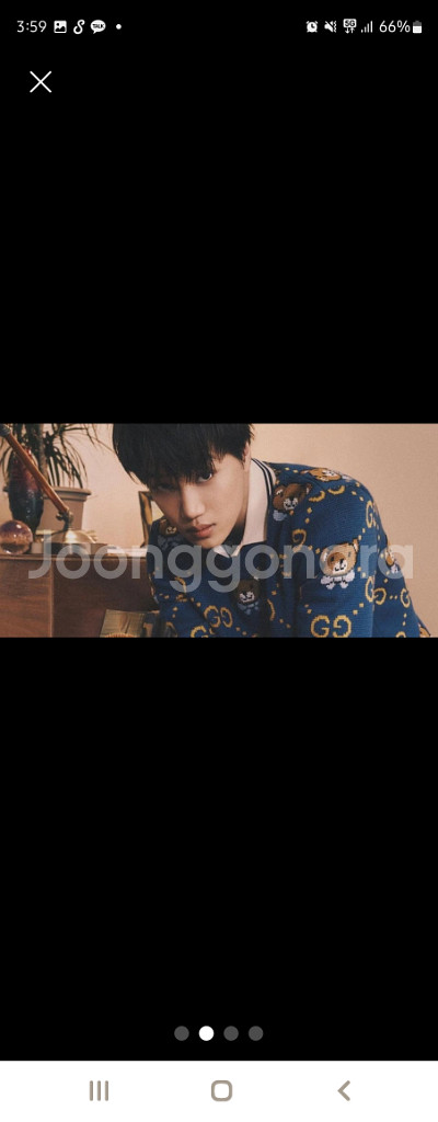 구찌 X 엑소 카이 곰돌이 니트 한정판 L--1
