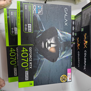 갤럭시 4070ti super 미개봉 새거 판매