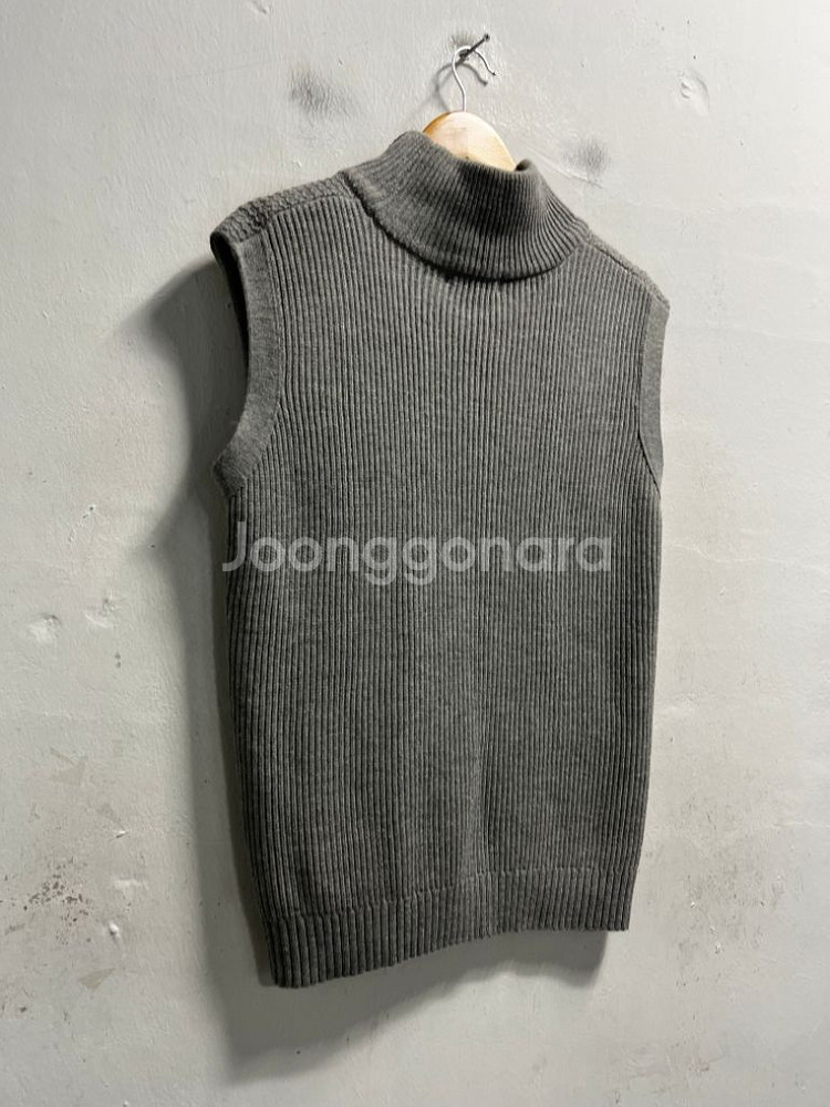 95-100 diems 스판 폴라넥 니트 조끼--4