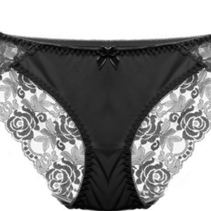 블랙 레이스 노라인 팬티 90S