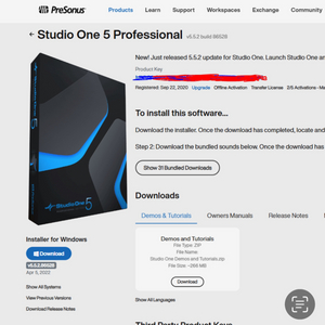 스튜디오원 5 프로페셔널 DAW