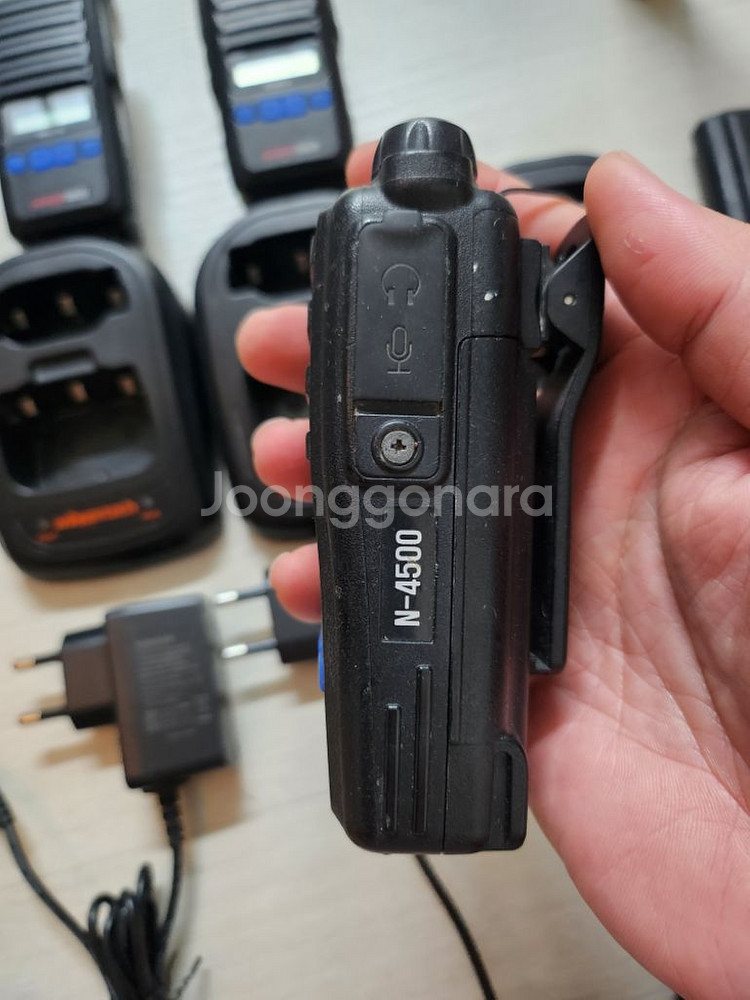 원어텍 무전기 3개 + 배터리2--1